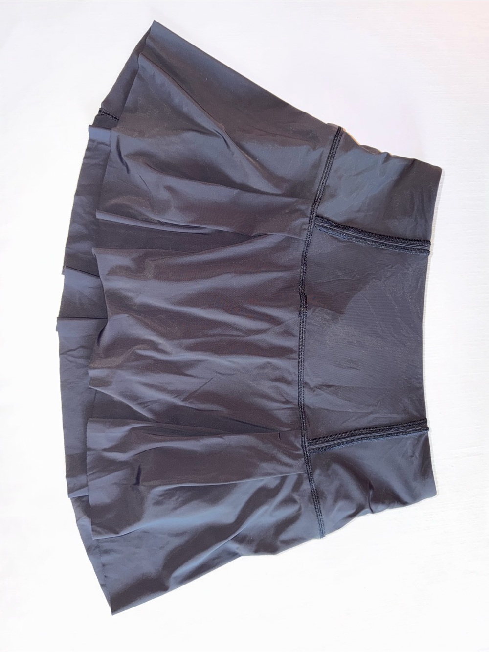 lululemon athletica Black Pleated Skater Tennis Skirt